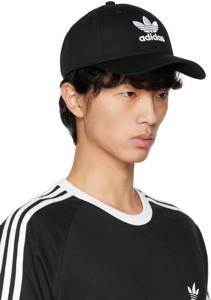 商品Adidas|Black Trefoil Baseball Cap,价格¥106,第2张图片详细描述