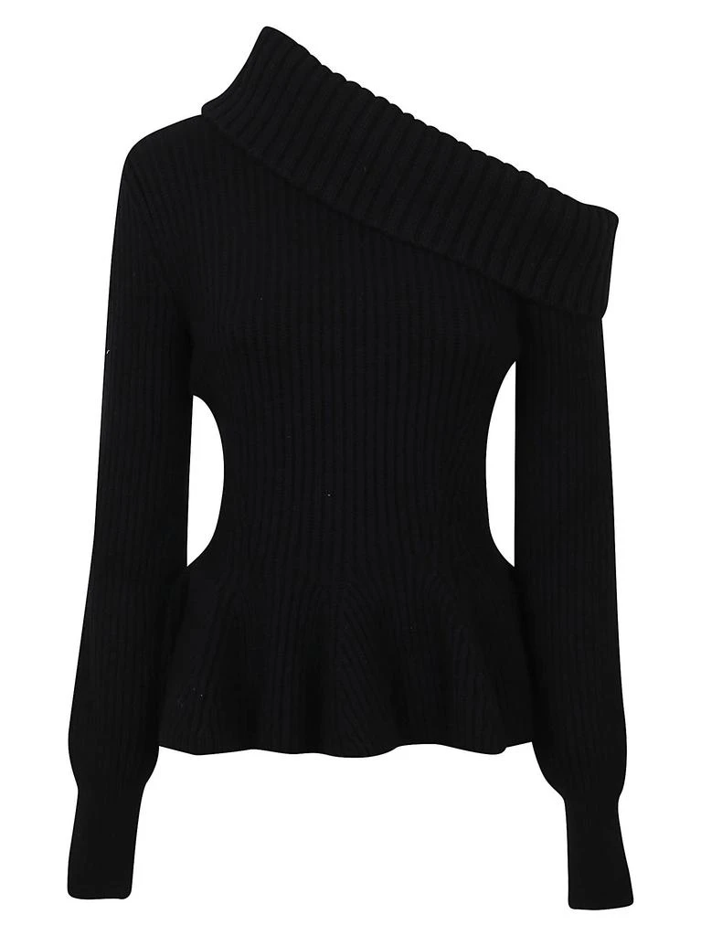 商品Alexander McQueen|Alexander Mcqueen Women&#39;s  Black Other Materials Jumper,价格¥7431,第1张图片