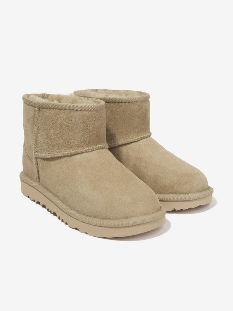 商品UGG|UGG Kids Classic Mini II Boots in Beige,价格¥1109,第2张图片详细描述