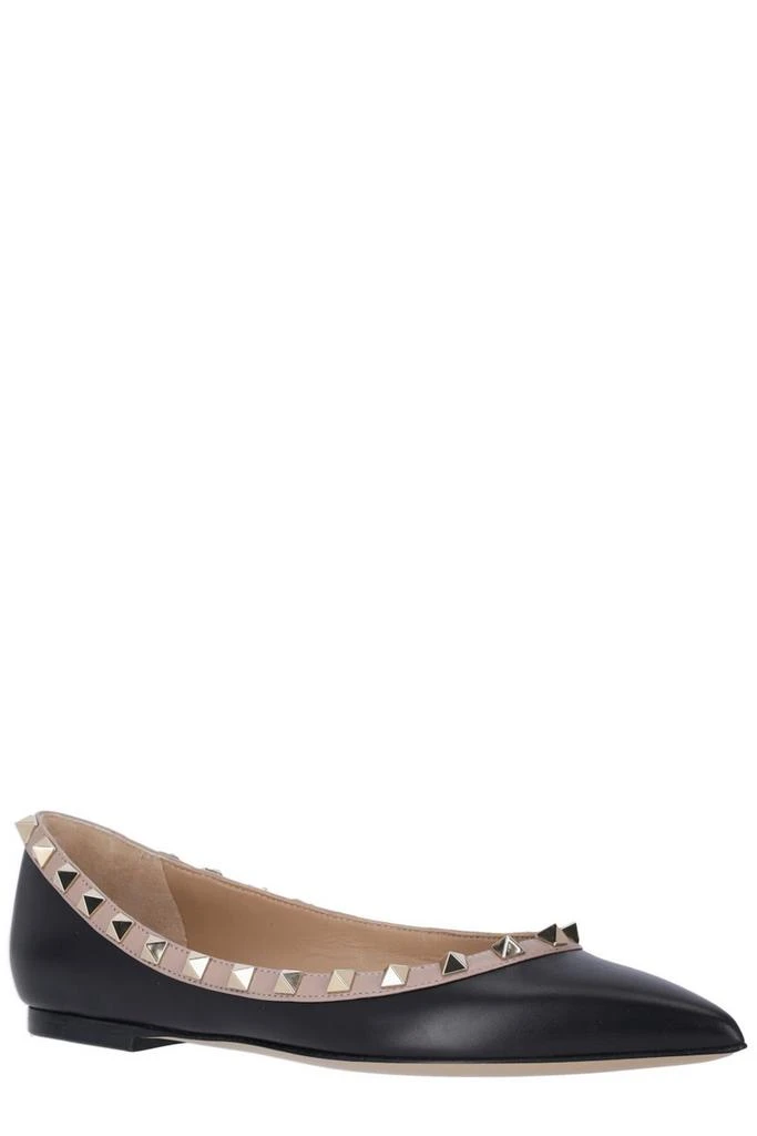 商品Valentino|Valentino Garavani Rockstud Slip-On Ballerine Shoes,价格¥4875,第2张图片详细描述
