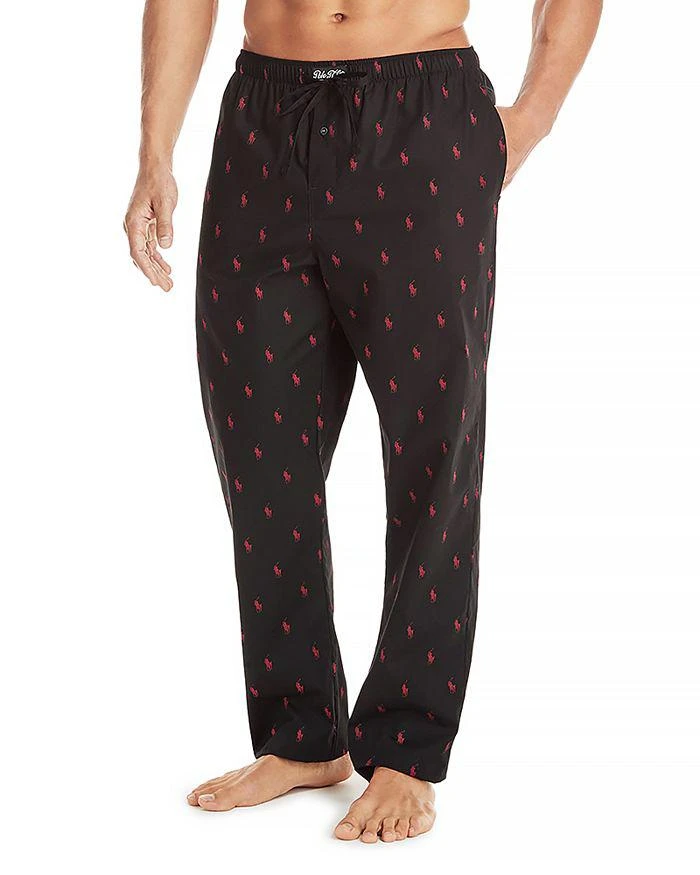 商品Ralph Lauren|Allover Pony Print Pajama Pants,价格¥423,第1张图片