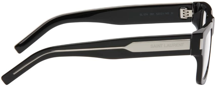 商品Yves Saint Laurent|黑色 SL 574 眼镜,价格¥4581,第2张图片详细描述