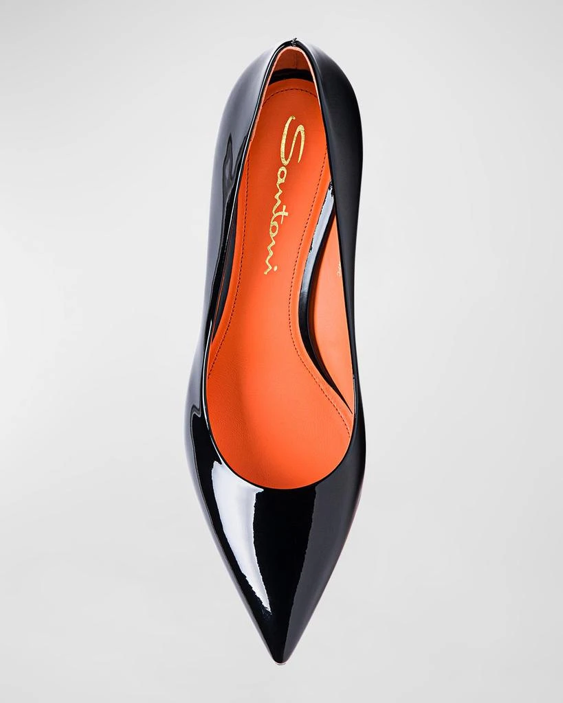 商品Santoni|Delfica Patent Leather Pumps,价格¥6418,第2张图片详细描述