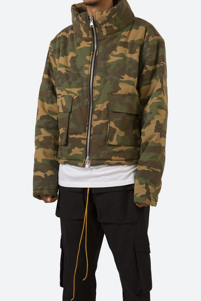 商品MNML|Cropped Puffer Jacket - Camo,价格¥739,第3张图片详细描述