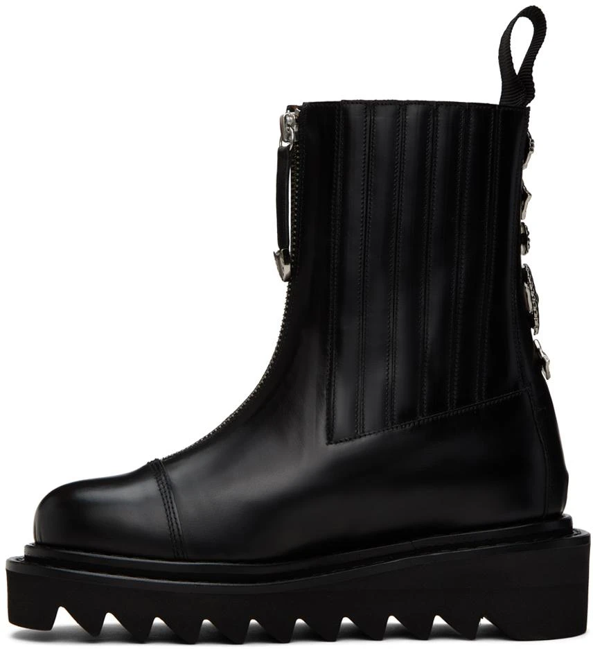 商品Toga Pulla|Black Zip Boots,价格¥1889,第3张图片详细描述