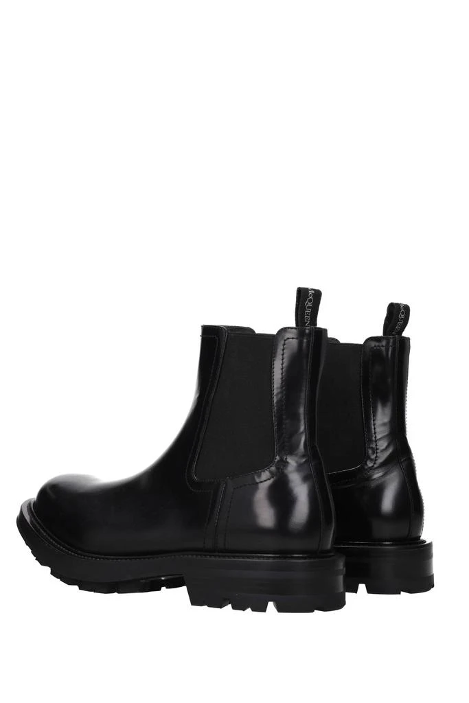 商品Alexander McQueen|Ankle Boot Leather Black,价格¥2392,第4张图片详细描述