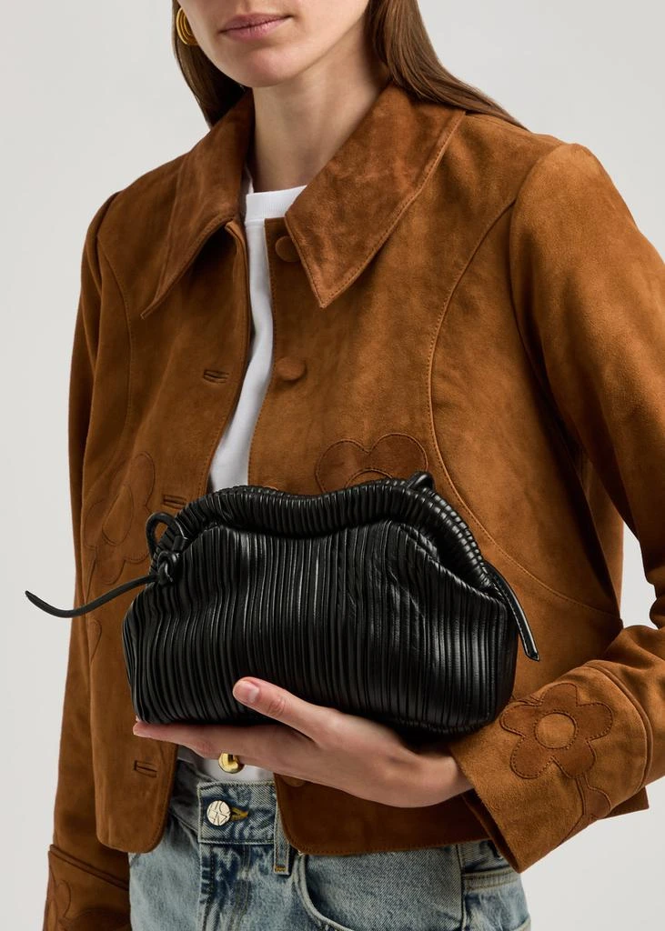 Baci pleated leather clutch 商品