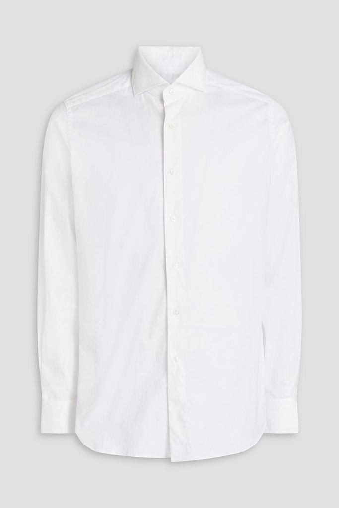 Stretch-cotton poplin shirt商品第1张图片规格展示