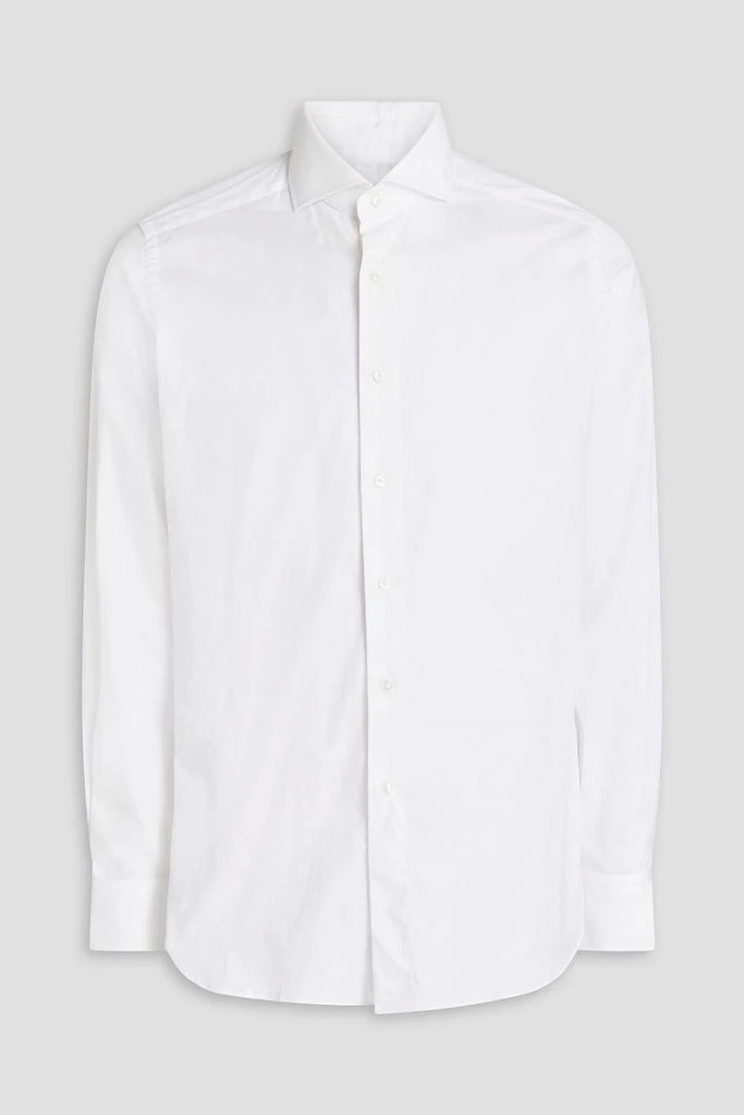 商品Peserico|Stretch-cotton poplin shirt,价格¥855,第1张图片