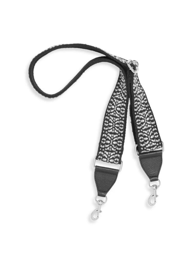 商品Rebecca Minkoff|Embroidered Guitar Shoulder Strap,价格¥287,第1张图片