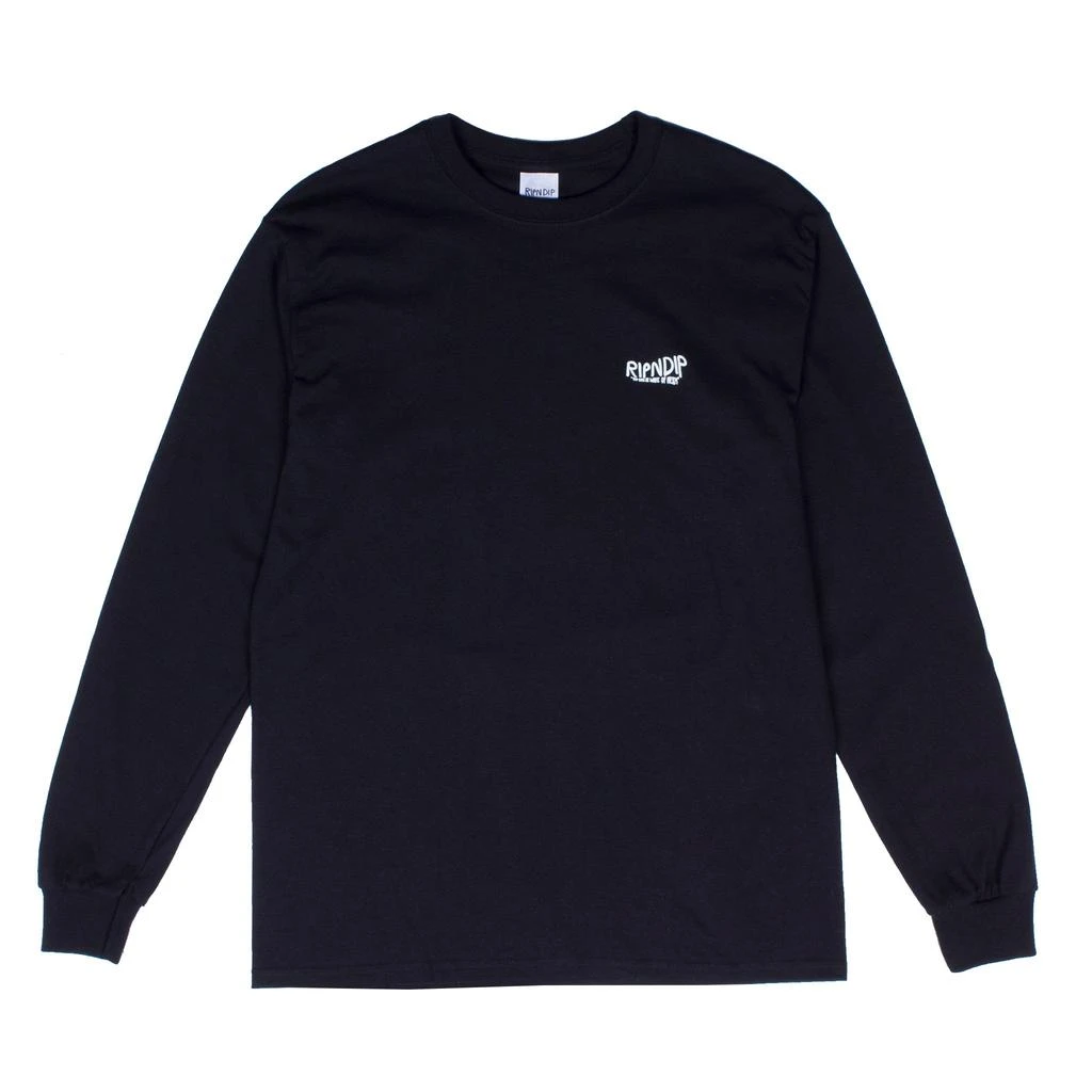 商品RIPNDIP|The Great Wave Of Nerm Long Sleeve (Black),价格¥287,第2张图片详细描述