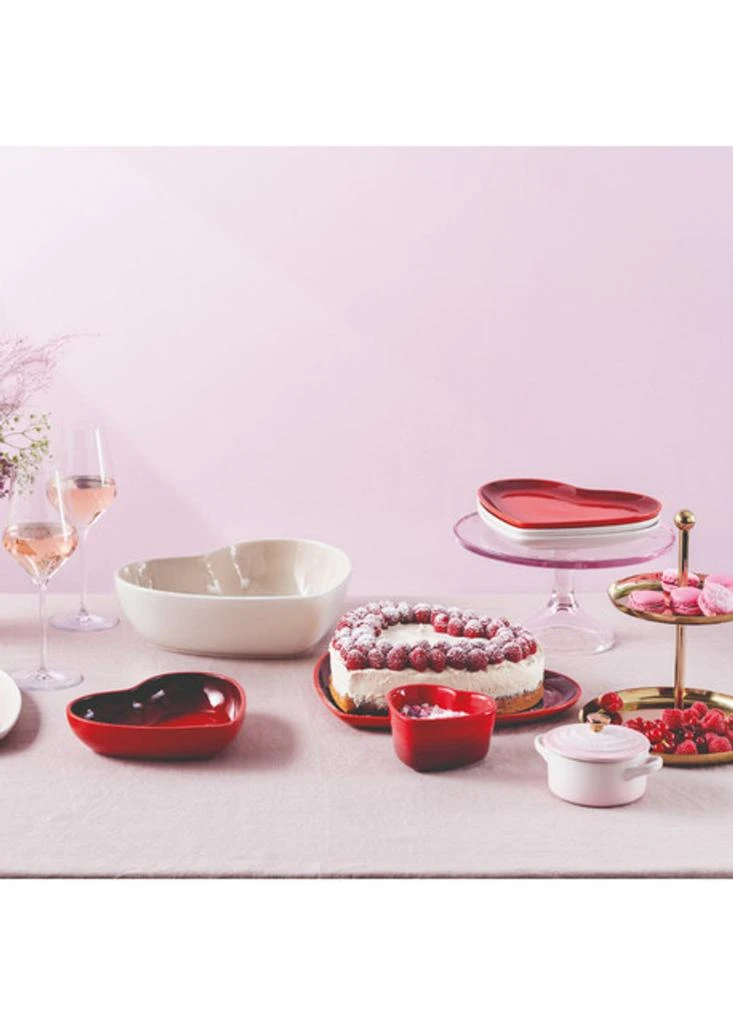 Stoneware heart serving platter 32cm 商品