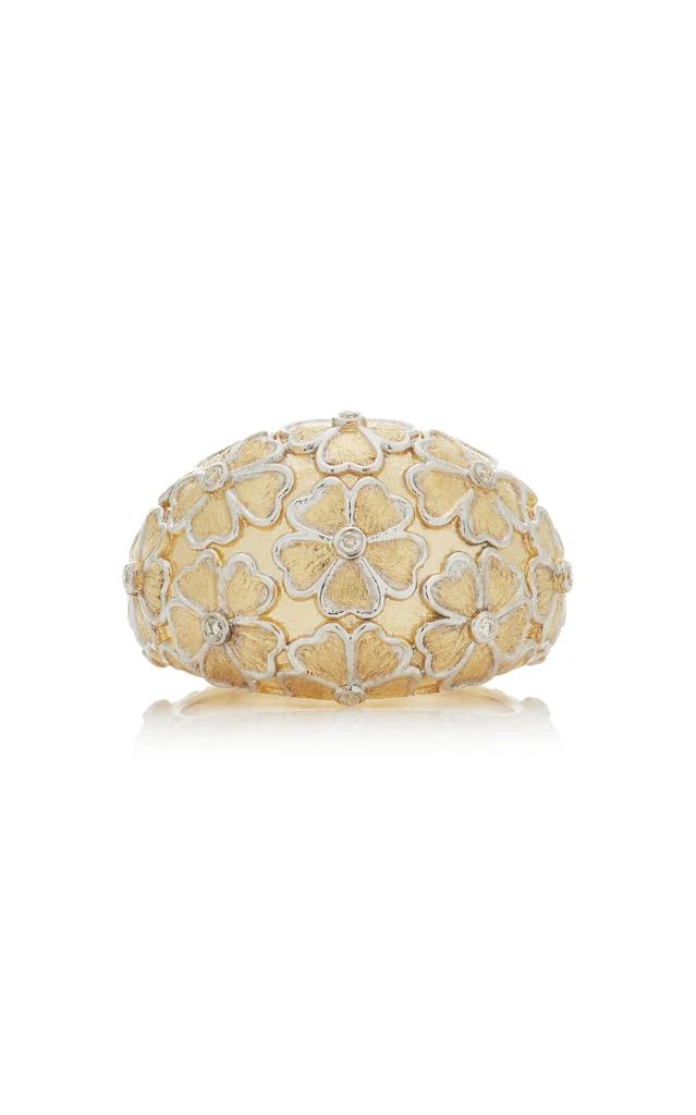 商品Yvonne Leon|Yvonne Leon - 9K Gold Dome Flower Ring - Gold - US 6 - Moda Operandi - Gifts For Her,价格¥24378,第1张图片