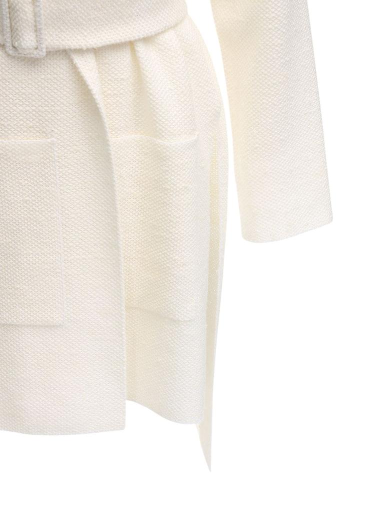 Linen Blend Jacket W/ Belt商品第3张图片规格展示