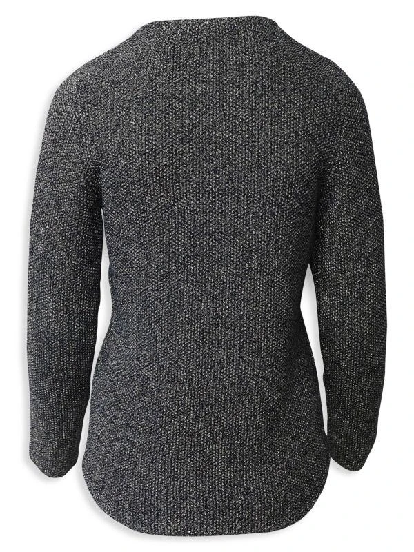 商品[二手商品] Maje|Maje Open Front Jacket In Silver Tweed,价格¥1226,第2张图片详细描述