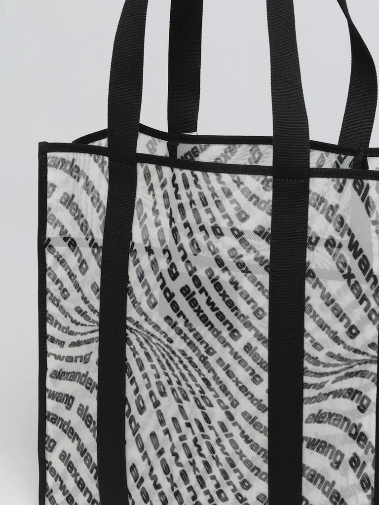 商品Alexander Wang|Alexander Wang The Freeze bag in mesh nylon with all over logo,价格¥3897,第3张图片详细描述
