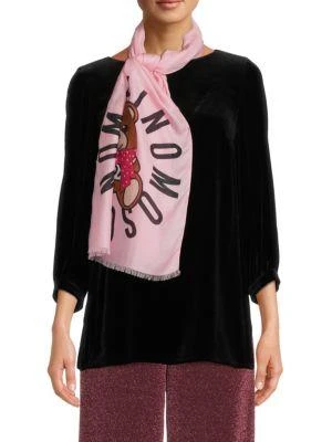 商品Moschino|Modal & Wool Scarf,价格¥316,第1张图片