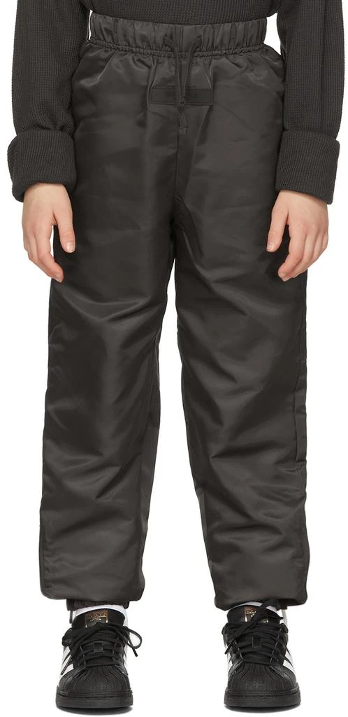 商品Essentials|Kids Black Logo Track Pants,价格¥142,第2张图片详细描述