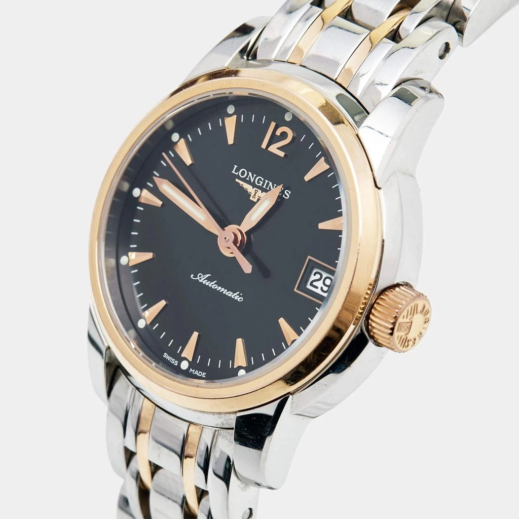 商品[二手商品] Longines|Longines Black 18k Rose Gold Stainless Steel Saint Imier L2.263.5.52.7 Women's Wristwatch 26 mm,价格¥6238,第2张图片详细描述