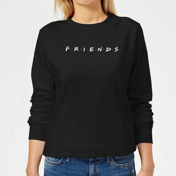 商品By IWOOT|Friends Logo Women's Sweatshirt - Black,价格¥298,第1张图片