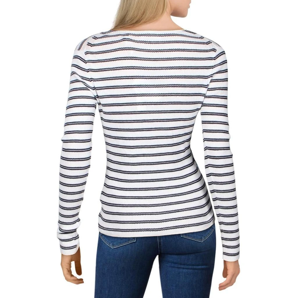 商品Vince|Vince Womens Boat Neck Striped Casual Top,价格¥235,第4张图片详细描述