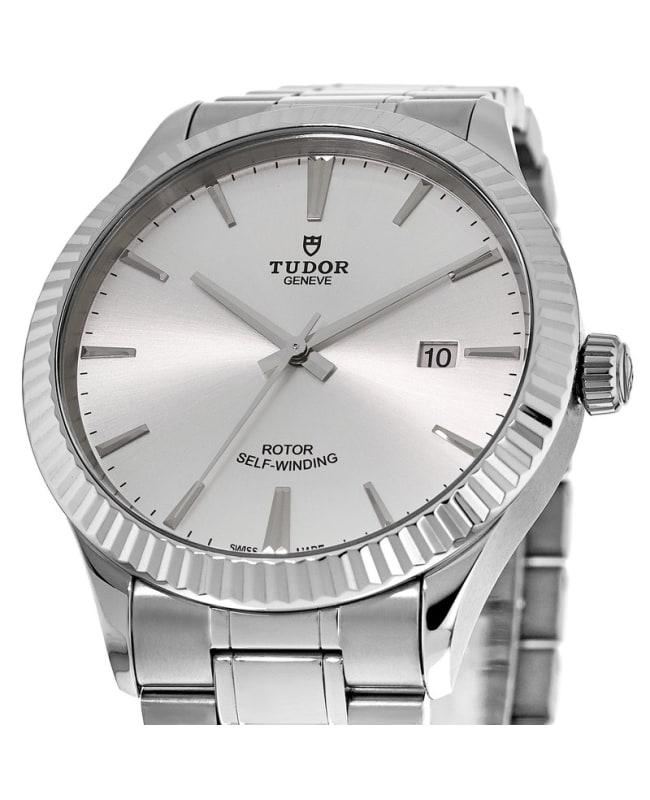 Tudor Style 41mm Silver Dial Stainless Steel Men's Watch M12710-0001商品第2张图片规格展示