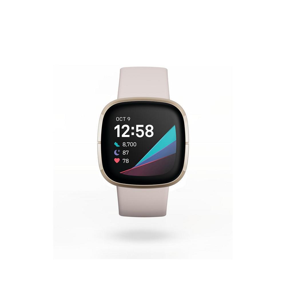 商品Fitbit|Sense Lunar White Strap Smart Watch 39mm,价格¥1880,第4张图片详细描述