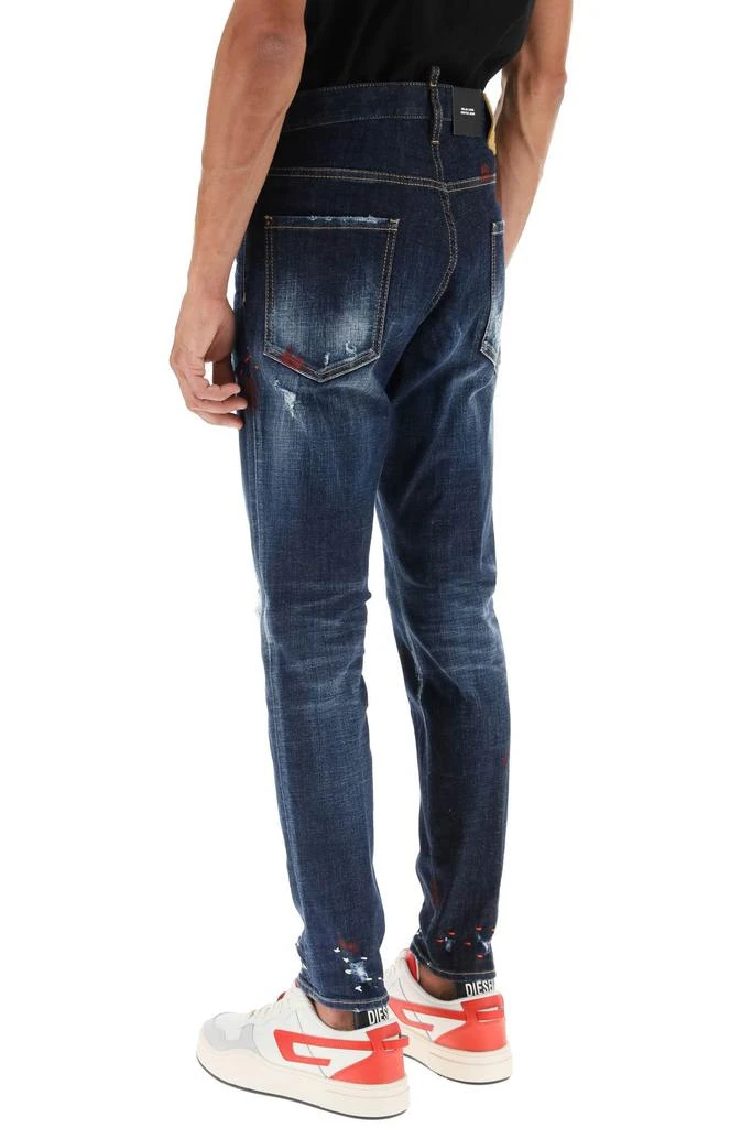 商品DSQUARED2|Dsquared2 jeans with decorative topstitching,价格¥3051,第4张图片详细描述