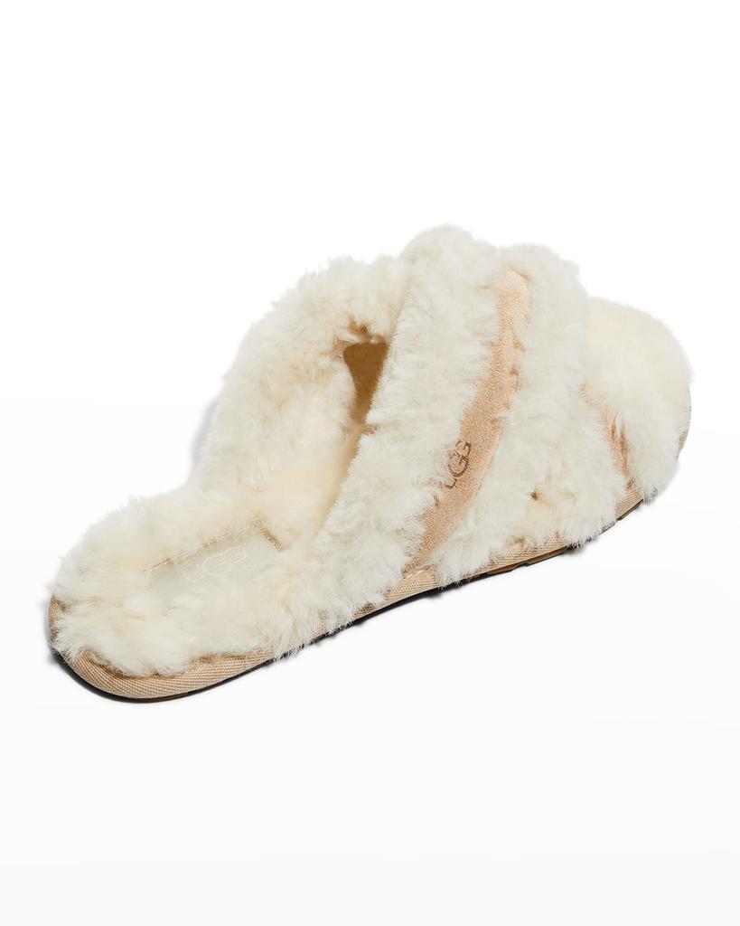 商品UGG|Scuffita Crisscross Shearling Slippers,价格¥672,第5张图片详细描述
