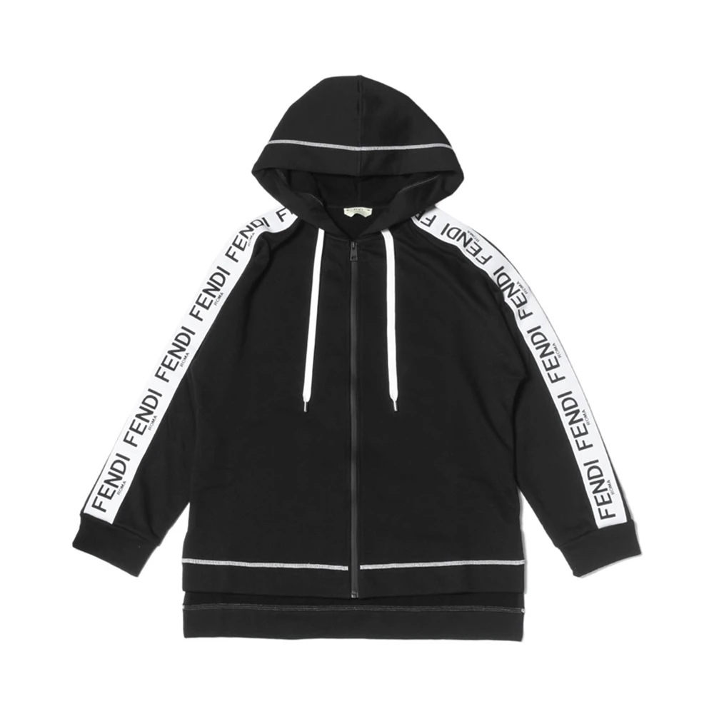商品[国内直发] Fendi|FENDI 黑色女士卫衣/帽衫 FAF081-A6JD-F0GME,价格¥4779,第1张图片
