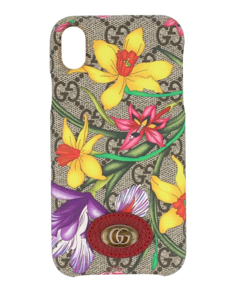 商品Gucci|Floral GG Supreme iPhone XR Case,价格¥451,第1张图片