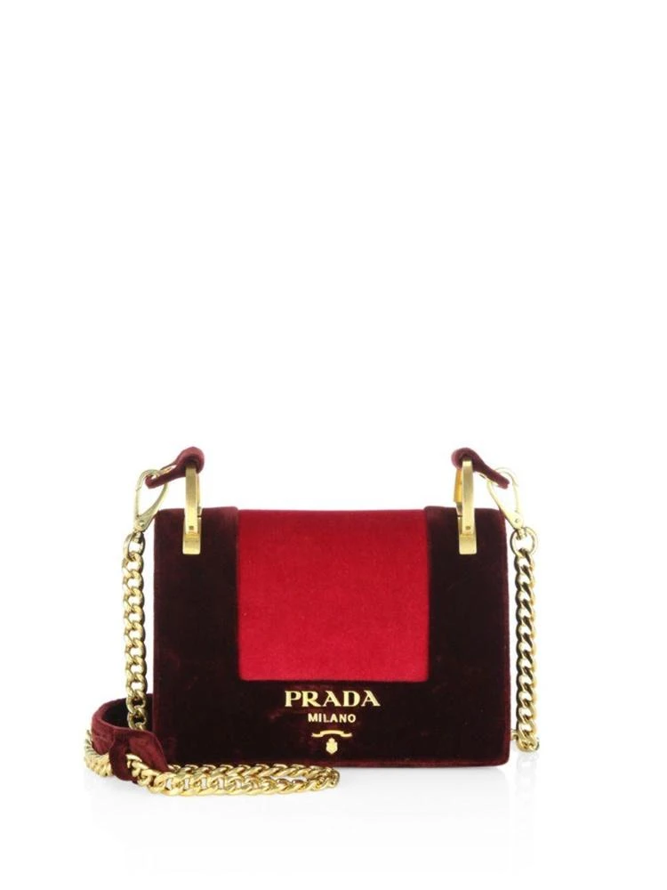 商品Prada|Velvet Chain Shoulder Bag,价格¥8855,第1张图片