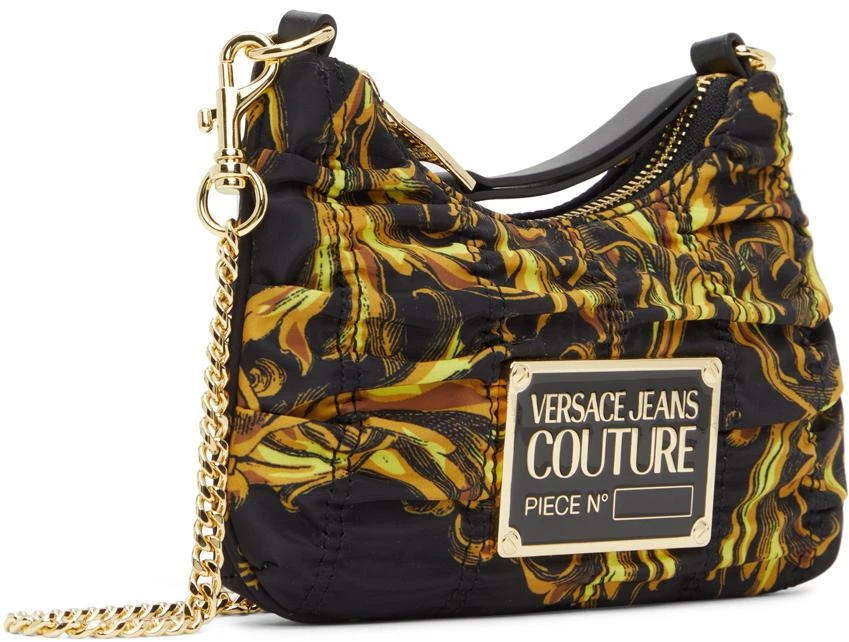 商品Versace|Black Nylon Crunchy Baroque Plaque Bag,价格¥442,第2张图片详细描述