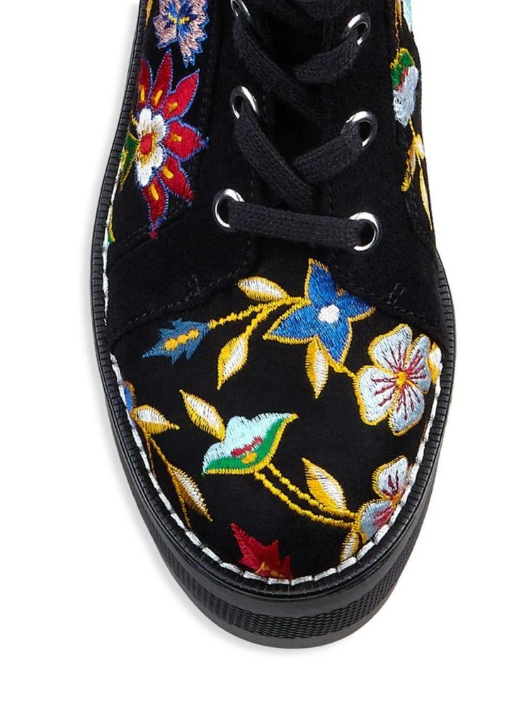 商品Alice + Olivia|Embroidered Leather Boots,价格¥1789,第3张图片详细描述