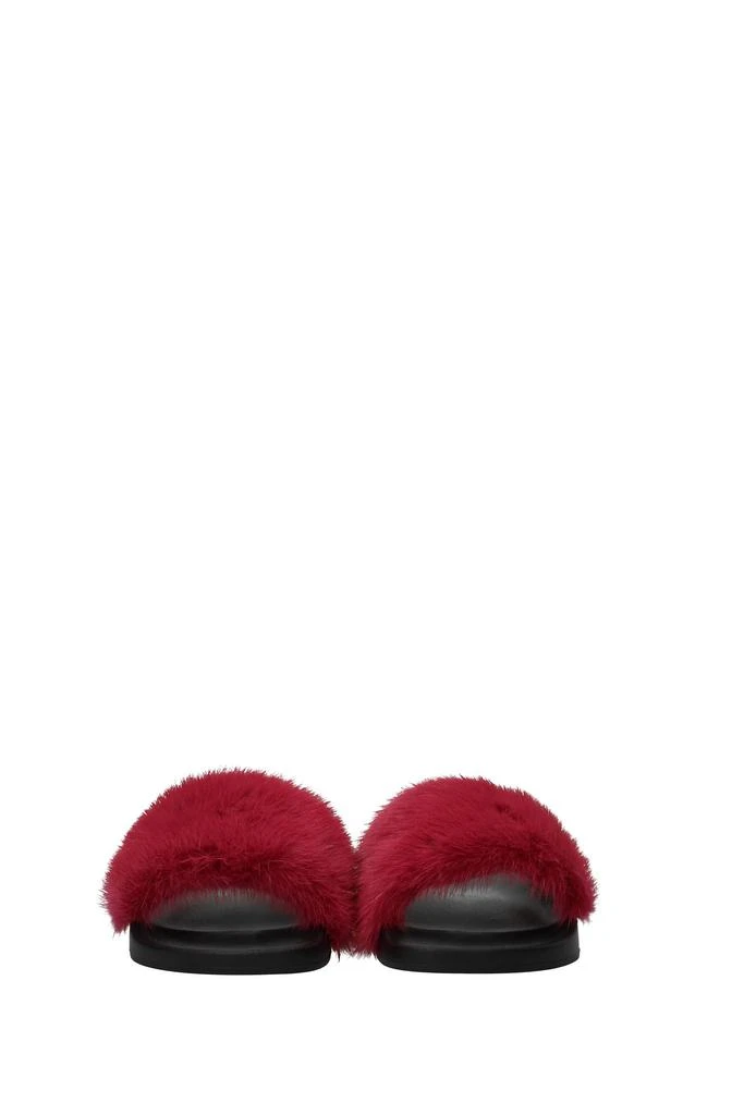 商品Givenchy|Slippers and clogs Fur Pink Raspberry,价格¥1940,第3张图片详细描述