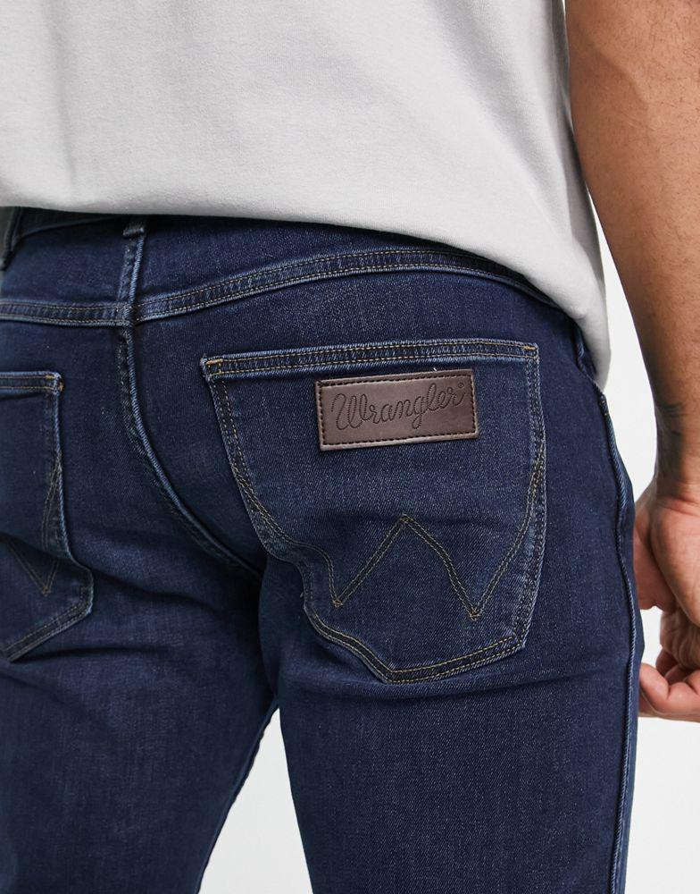 商品Wrangler|Wrangler Greensboro straight jeans in blue,价格¥383,第5张图片详细描述
