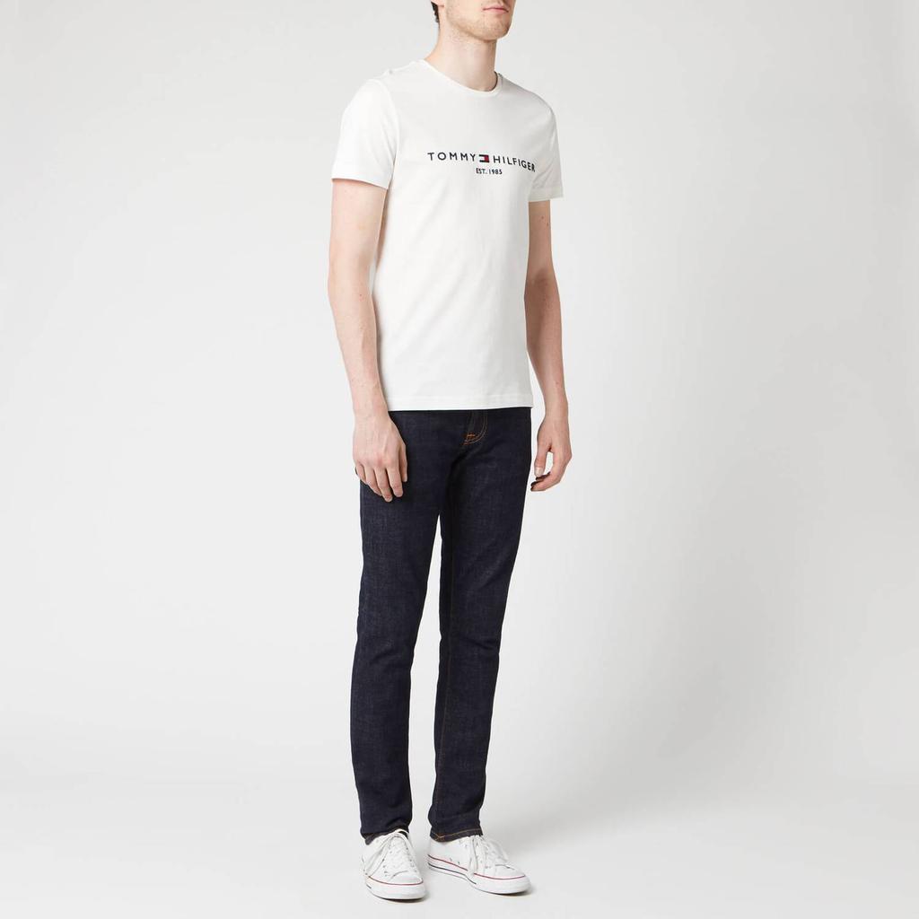 Tommy Hilfiger Men's Tommy Logo T-Shirt - Snow White商品第3张图片规格展示