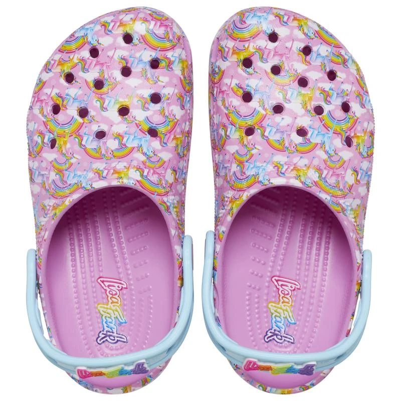 商品Crocs|Crocs Lisa Frank Rainbow Clogs - Girls' Grade School,价格¥376,第4张图片详细描述