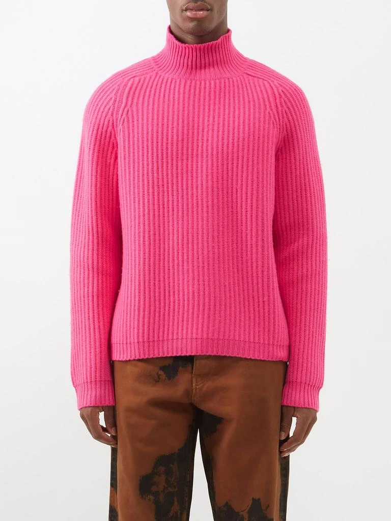 商品JW Anderson|Ribbed-knit merino roll-neck sweater,价格¥2865,第1张图片