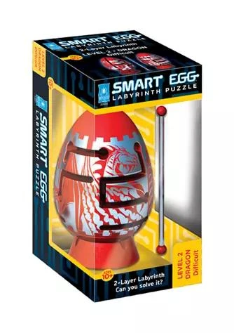 商品BePuzzled|Smart Egg 2 Layer Labyrinth Puzzle   Red Dragon Difficult,价格¥165,第1张图片