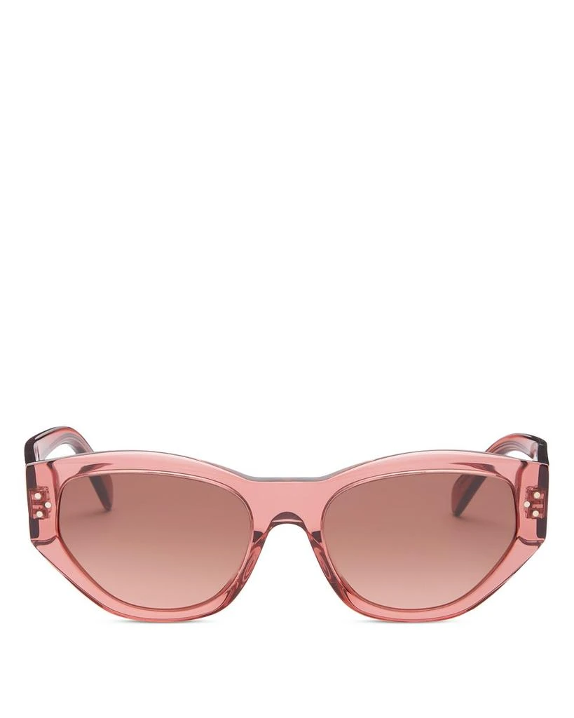 Bold 3 Dots Cat Eye Sunglasses, 54mm 商品