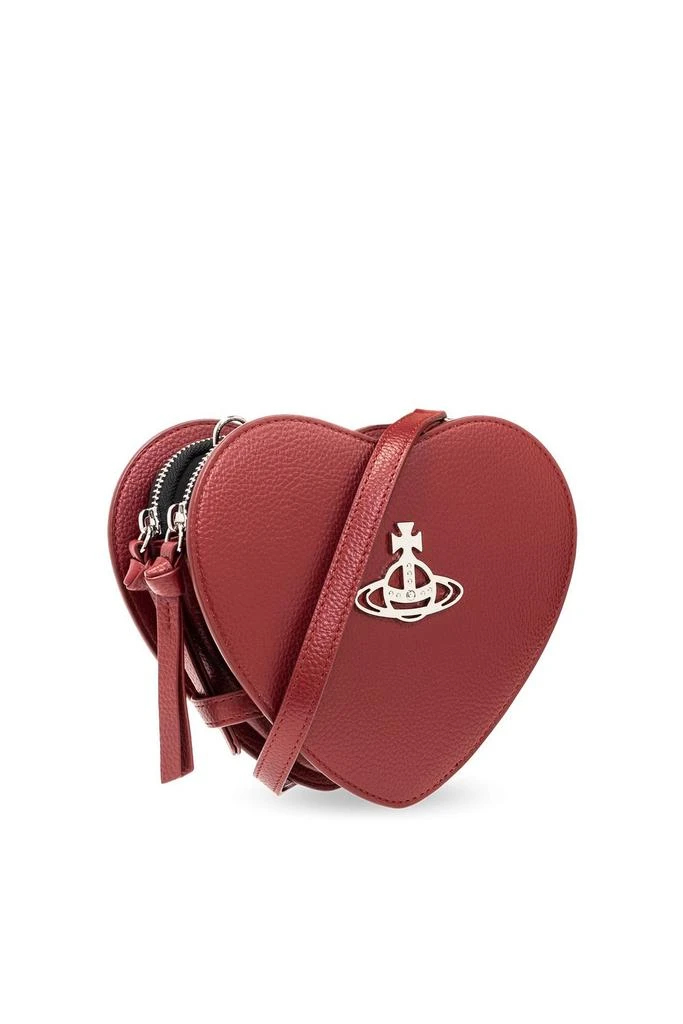 商品Vivienne Westwood|Vivienne Westwood Louise Heart Orb Plaque Shoulder Bag,价格¥2408,第3张图片详细描述