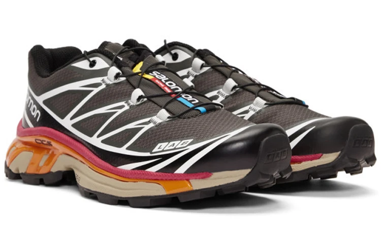 商品[国内直发] Salomon|萨洛蒙 XT-6 软底运动减震防滑耐磨 低帮 越野跑步鞋 男女同款 灰色,价格¥2479,第4张图片详细描述