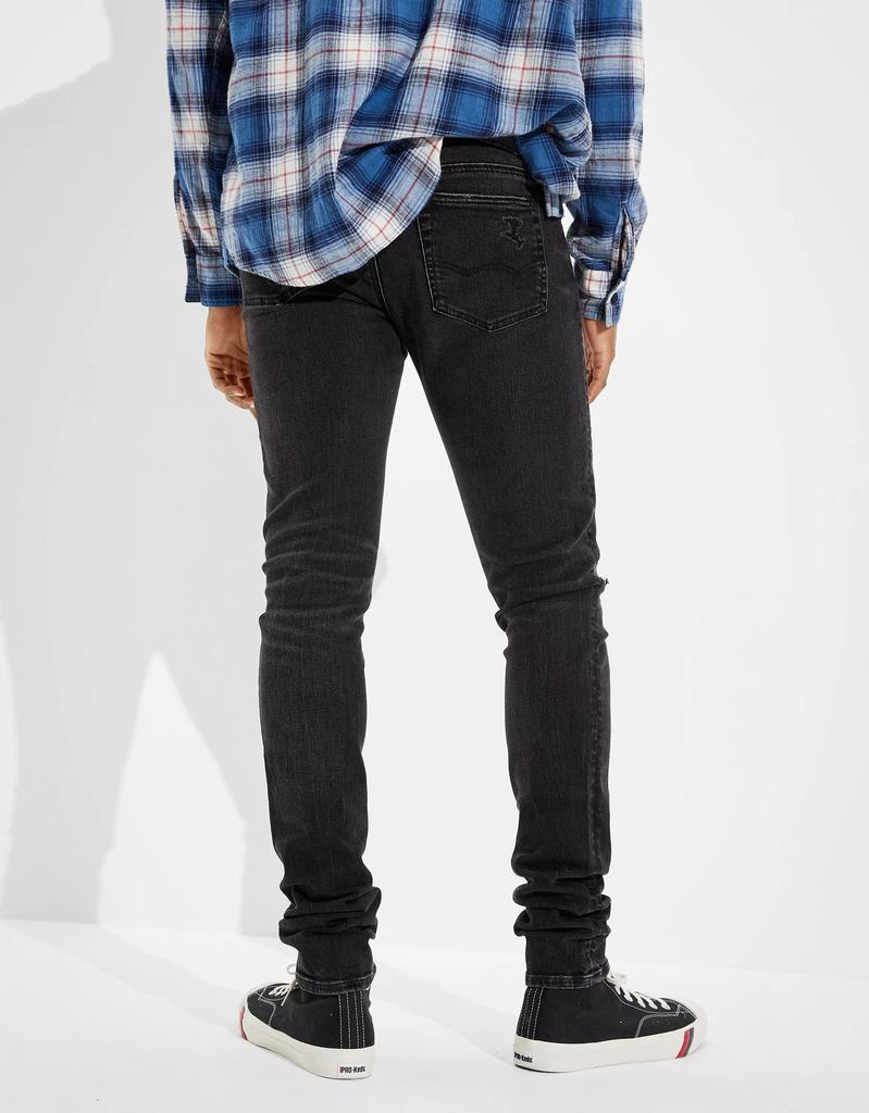 商品AE|AE AirFlex+ Patched Stacked Skinny Jean,价格¥372,第4张图片详细描述