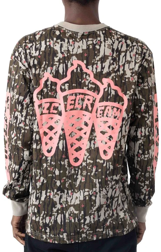 商品Icecream|Cherry L/S Knit Shirt - Camo,价格¥219,第3张图片详细描述