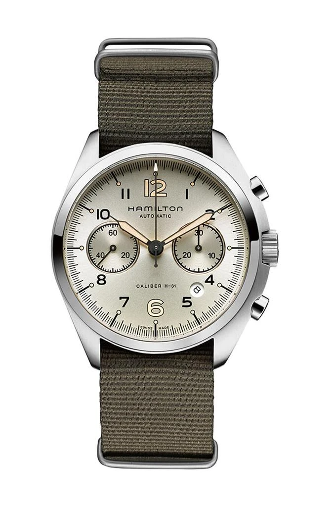 商品Hamilton|Men's Khaki Pilot Pioneer Automatic Watch, 41mm,价格¥6742,第1张图片