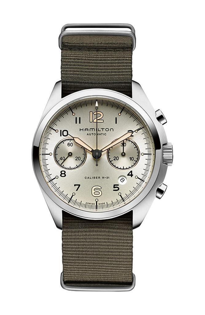 商品Hamilton|Men's Khaki Pilot Pioneer Automatic Watch, 41mm,价格¥6639,第1张图片