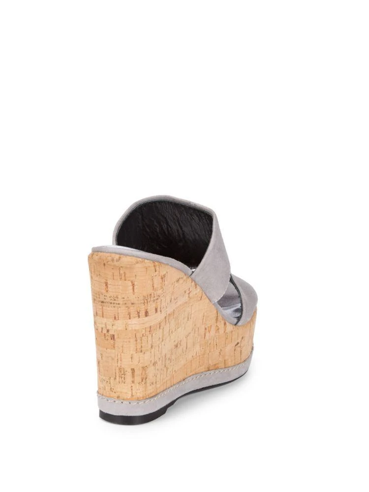 商品Stuart Weitzman|Cut-Out Leather Wedge Sandals,价格¥1262,第2张图片详细描述