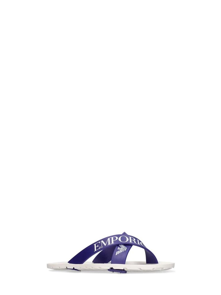 ��商品Emporio Armani|Logo Print Rubber Slippers,价格¥386,第2张图片详细描述
