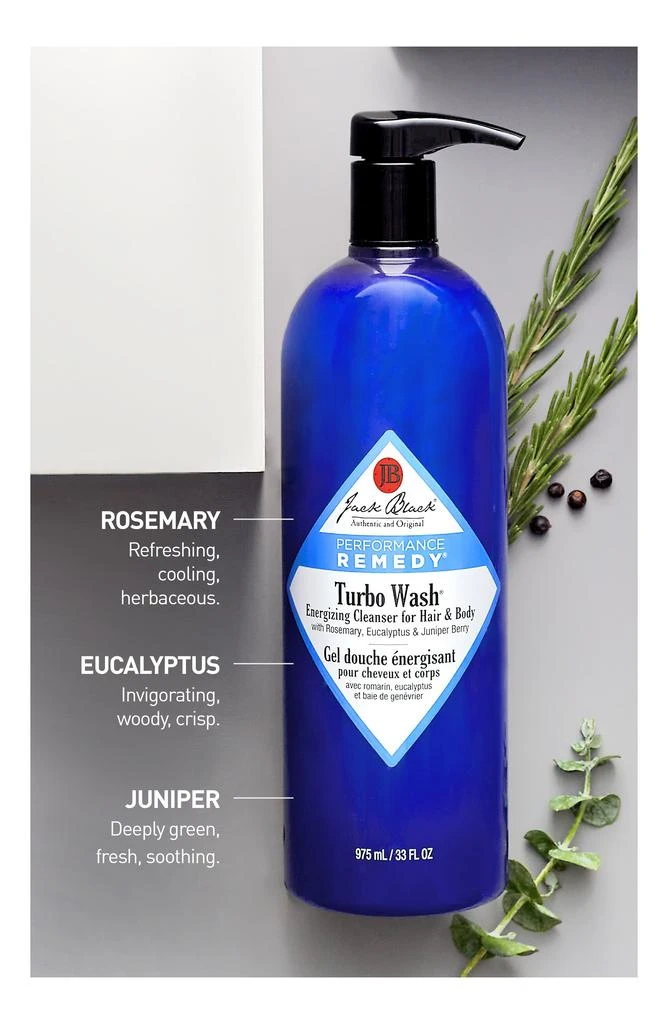 商品Jack Black|Turbo Wash<sup>®</sup> Energizing Cleanser for Hair & Body,价格¥180,第3张图片详细描述